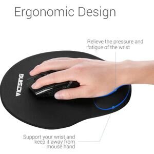 Ergonomic Mouse Pad With Gel Wrist Rest Support US07 VicTsing